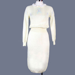 ESPRIT Sweet Vintage Designer Sweater Dress